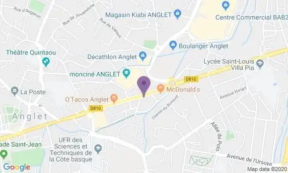 Localisation CIC Agence d