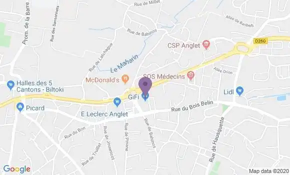 Localisation CIC Agence d