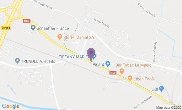 Localisation CIC Agence d