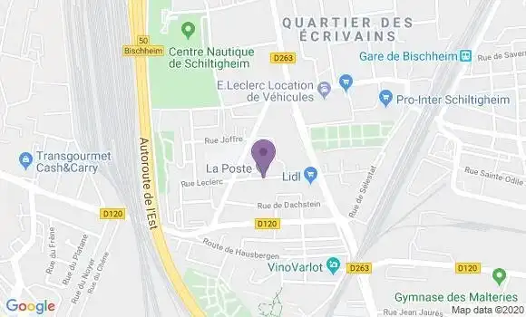 Localisation CIC Agence de Schiltigheim 2