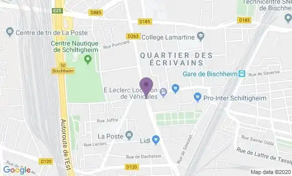 Localisation CIC Agence de Schiltigheim Rond Point