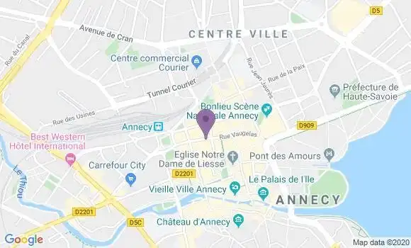 Localisation CIC Agence d