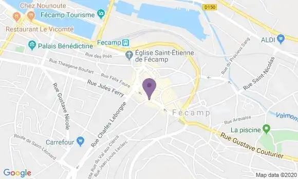 Localisation CIC Agence de Fécamp Legros
