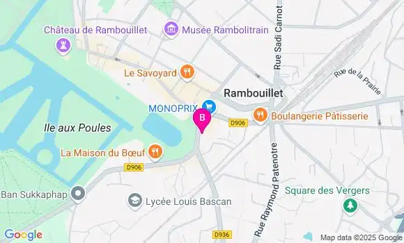 Localisation CIC Agence de Rambouillet