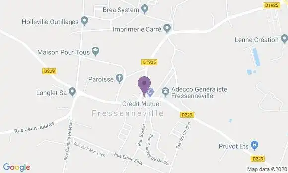 Localisation CIC Agence de Fressenneville