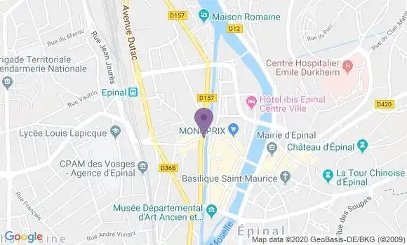 Localisation CIC Agence d