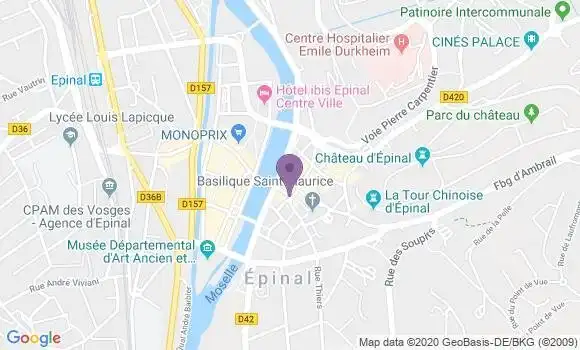 Localisation CIC Agence d