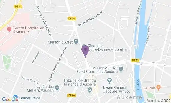 Localisation CIC Agence d
