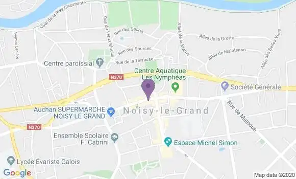 Localisation CIC Agence de Noisy le Grand