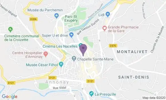 Localisation Crédit Mutuel Agence d