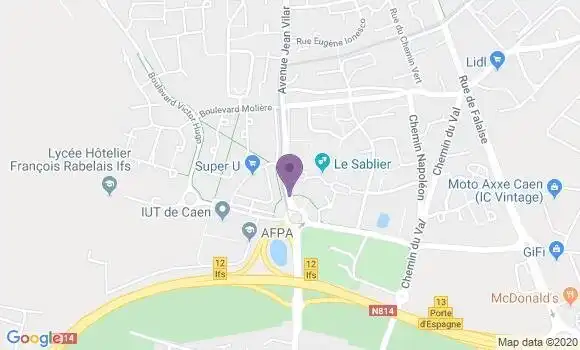 Localisation Crédit Mutuel Agence d