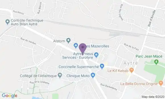 Localisation Crédit Mutuel Agence d