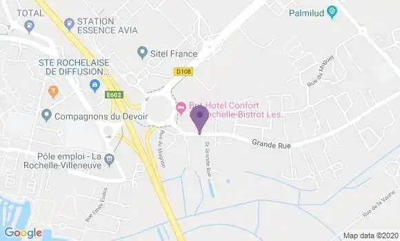 Localisation Crédit Mutuel Agence de Périgny