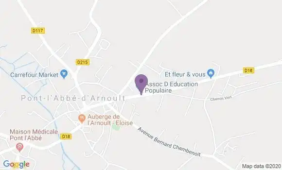 Localisation Crédit Mutuel Agence de Pont l
