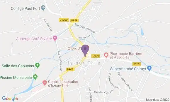 Localisation Crédit Mutuel Agence d