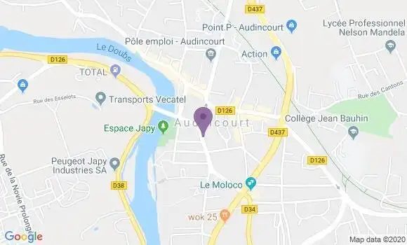 Localisation Crédit Mutuel Agence d