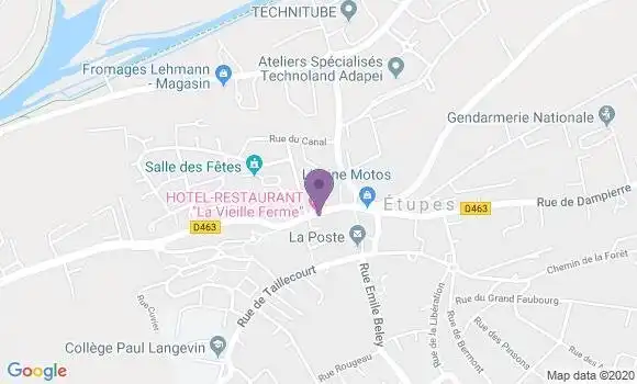 Localisation Crédit Mutuel Agence d