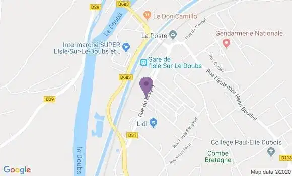 Localisation Crédit Mutuel Agence de L