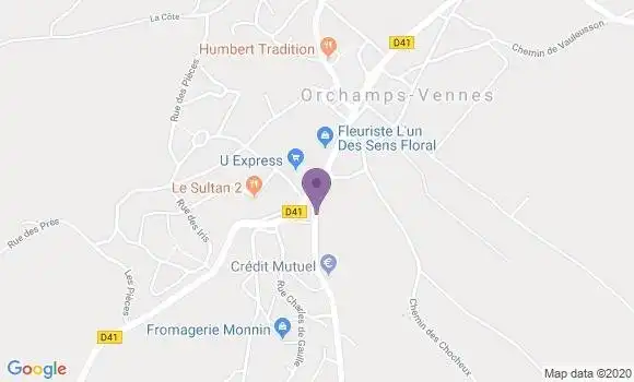 Localisation Crédit Mutuel Agence d