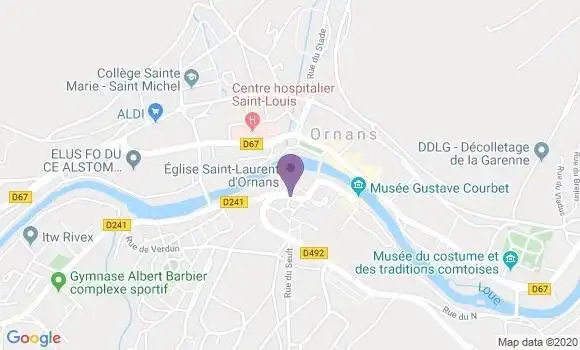 Localisation Crédit Mutuel Agence d