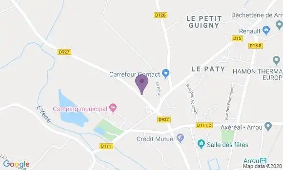 Localisation Crédit Mutuel Agence d