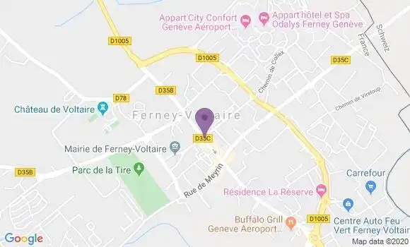 Localisation Mtre Parizot Jean Marc