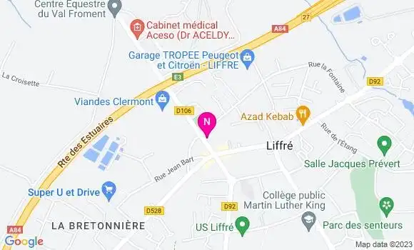 Localisation Mtre Texier Gwendal