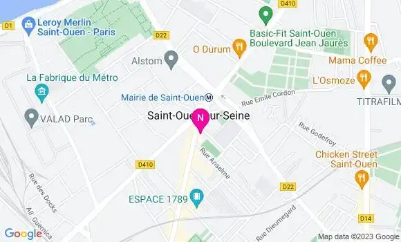 Localisation Mtre Nahoum Fabien