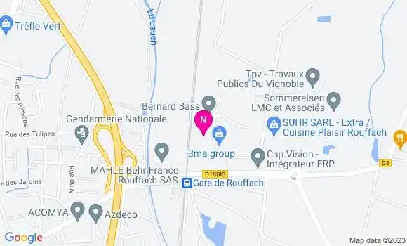 Localisation Mtre Faucher Nathalie