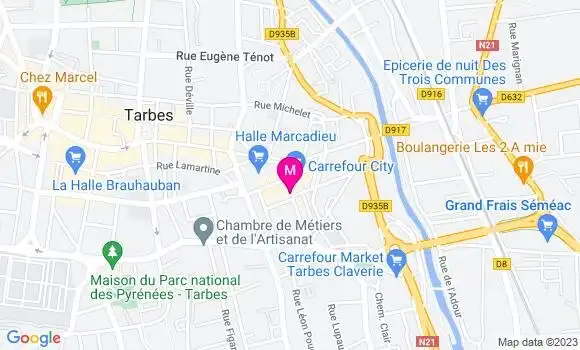 Localisation Mtre Bareille Emilie