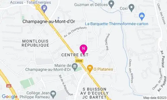 Localisation Mtre Armanet Jean Pierre