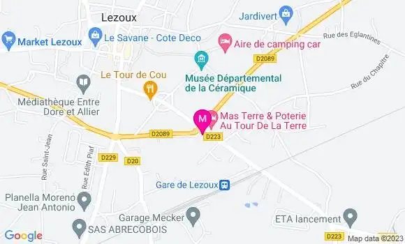 Localisation Mtre Leyrat Monteilhet Béatrice