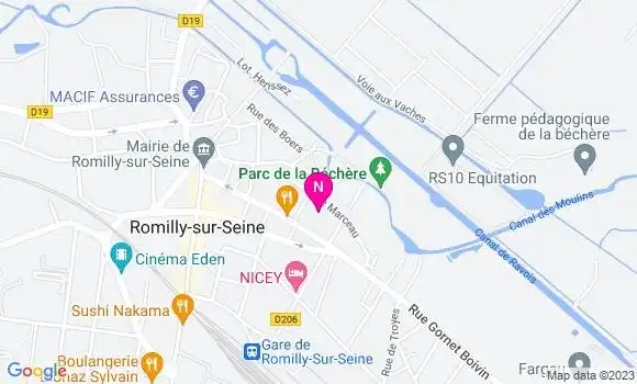 Localisation Mtre Bonnin Eric