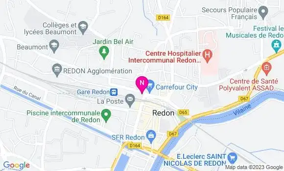 Localisation Mtre Caroff Gwenolé