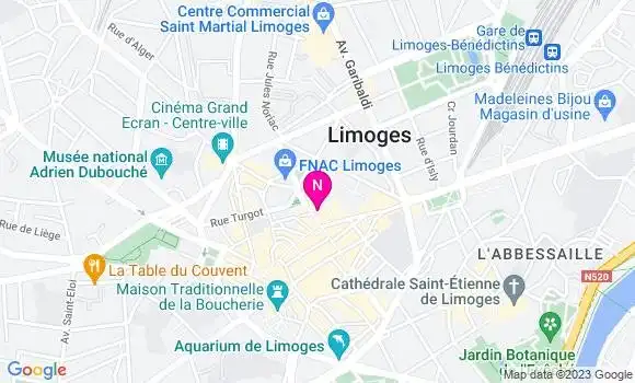 Localisation Mtre Bosgiraud Pierre