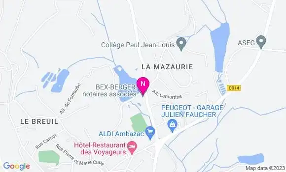 Localisation Mtre Berger Sandrine