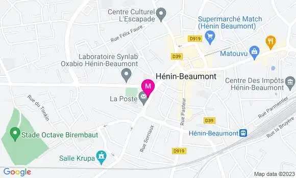 Localisation Mtre Bailleux Delphine