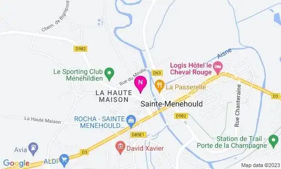 Localisation Mtre Parmentier Karine