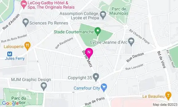 Localisation Mtre Le Benoist Ludovic
