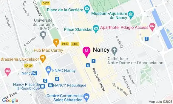 Localisation Mtre Bellaire Hervé
