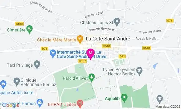 Localisation Mtre Labertrandie Catherine