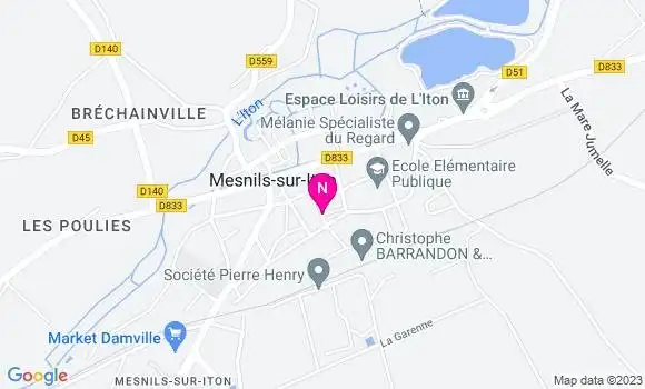 Localisation Mtre Barrandon Christophe