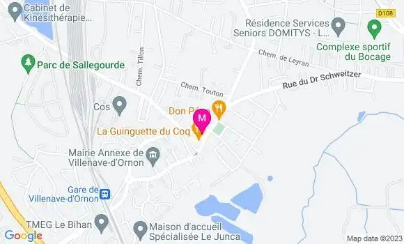 Localisation Mtre Palazo Vignau Françoise