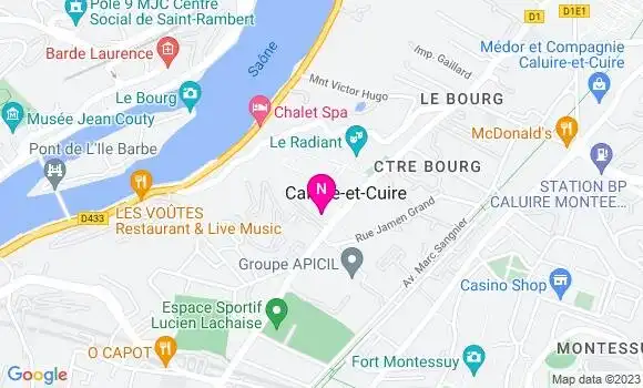 Localisation Mtre Depont Aymeric