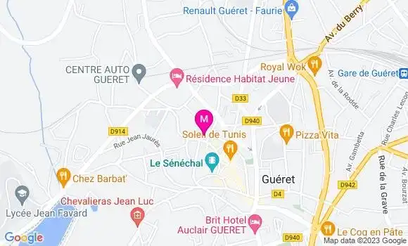 Localisation Mtre Bodeau Thierry