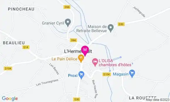 Localisation Mtre Auvinet Hélène