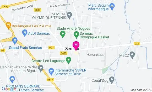 Localisation Mtre Abadie Charlotte