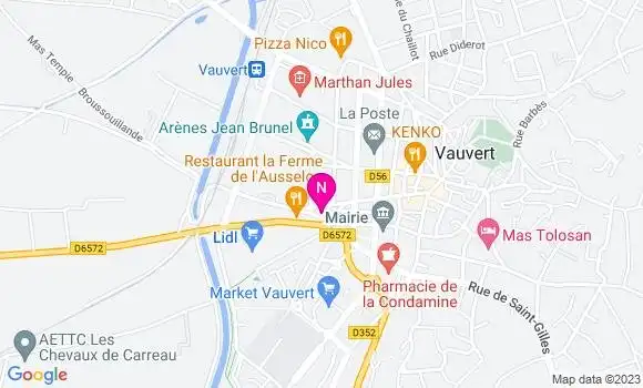 Localisation Mtre Secchi Martine