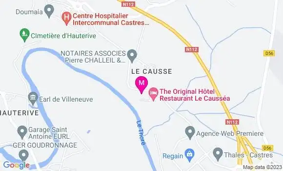 Localisation Mtre Sery Eric