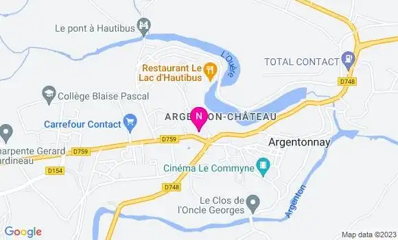 Localisation Mtre Lhermitte Perrine